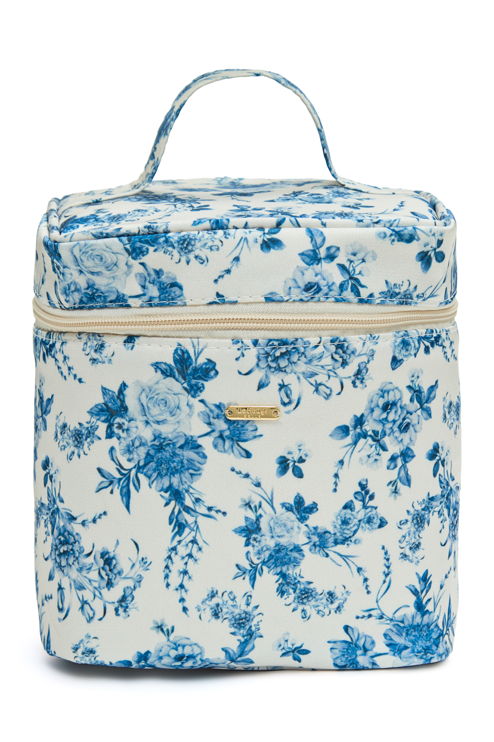 NECESSAIRE FRASQUEIRA MEDIA FLORAL VINTAGE 1