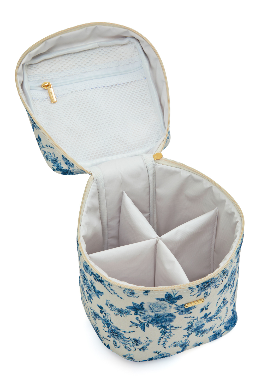 NECESSAIRE FRASQUEIRA MEDIA FLORAL VINTAGE 2